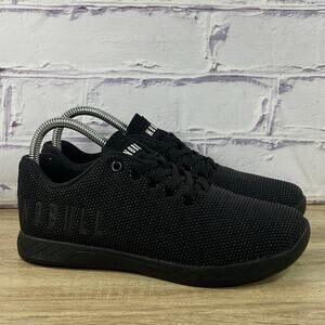 NOBULL Outwork Trainer Black Sneakers Women's 7.5 Superfabric CrossFit Gym Shoes